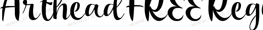 Arthead FREE Regular字体转换